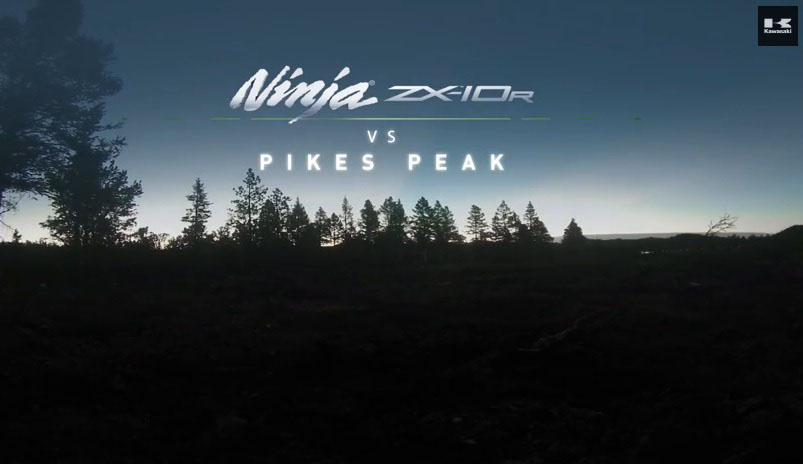 Pikes Peak à bord d’une Kawasaki ZX-10R, vomitif!