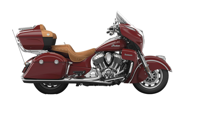 L'Indian Roadmaster, version rouge.