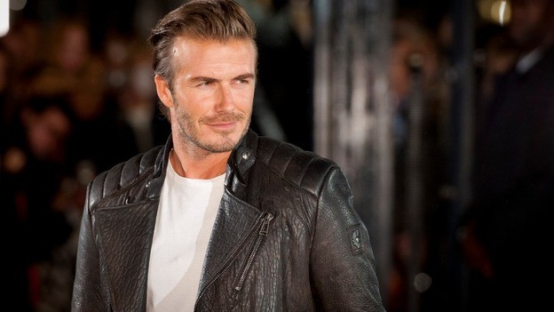 David Beckham roule pour Belstaff