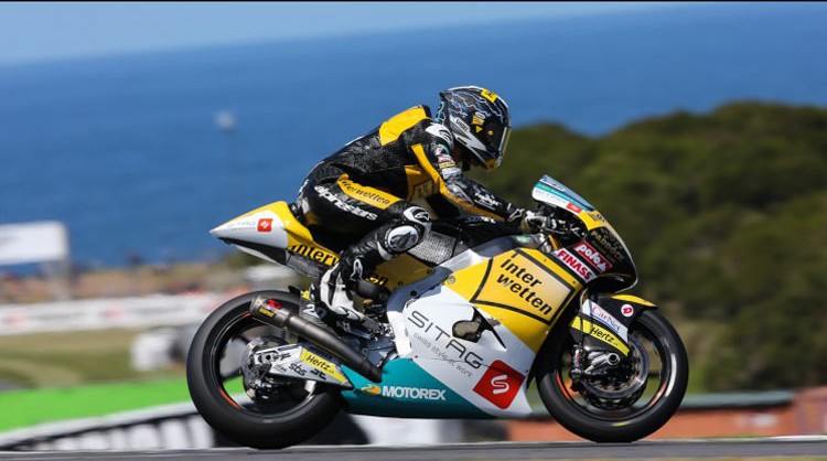 Moto2 à Phillip Island: Lüthi en 2e ligne