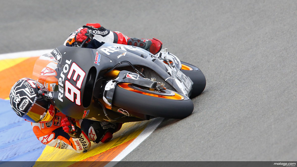 Marc Marquez et sa nouvelle monture.