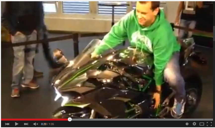 Le premier soundcheck suisse de la Ninja H2, par Horst Saiger!