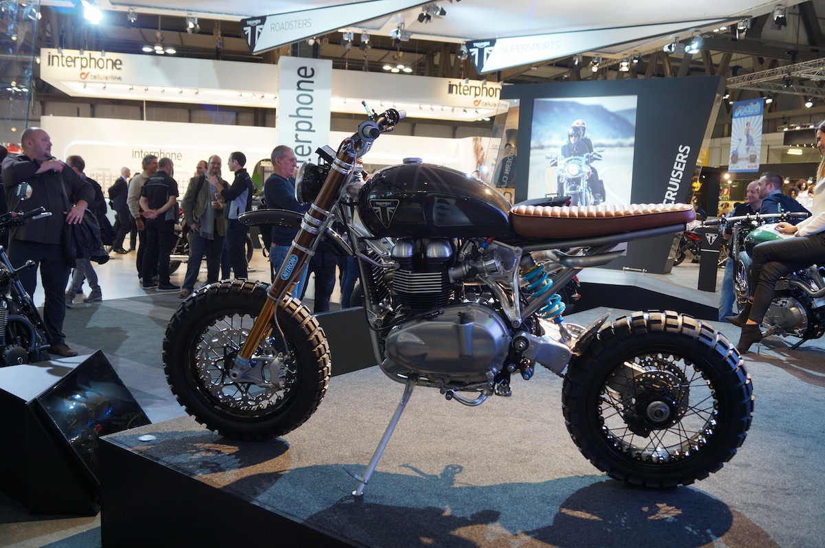 Unique en son genre, le Scrambler Triumph TFC-2.