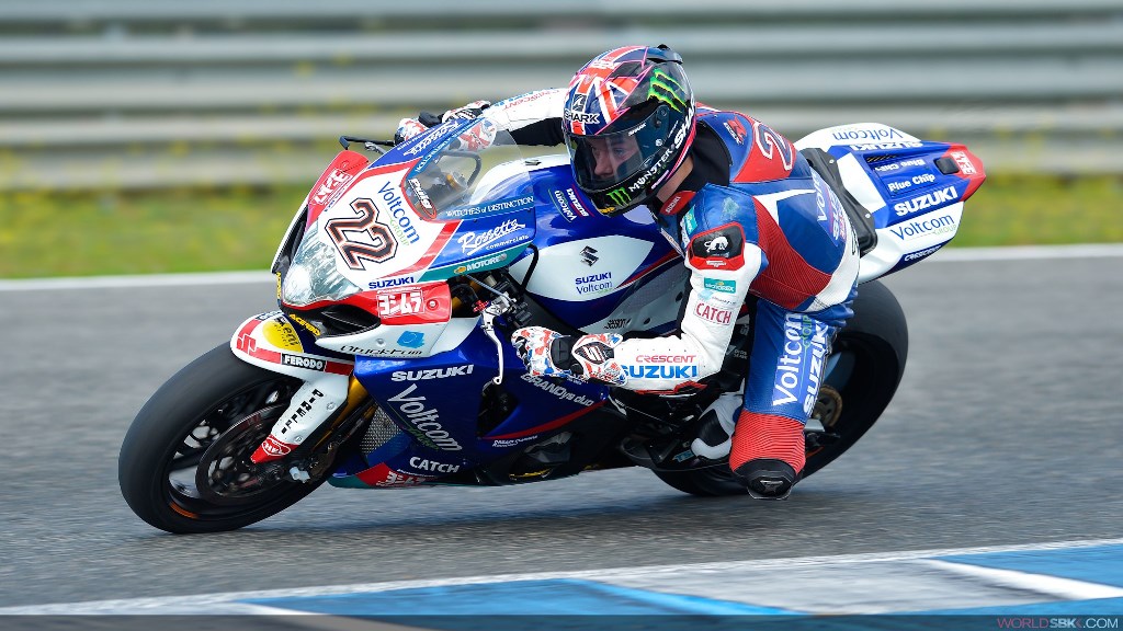 Alex Lowes (Crescent Suzuki) a réalisé de très bons chronos durant ces trois journées de test