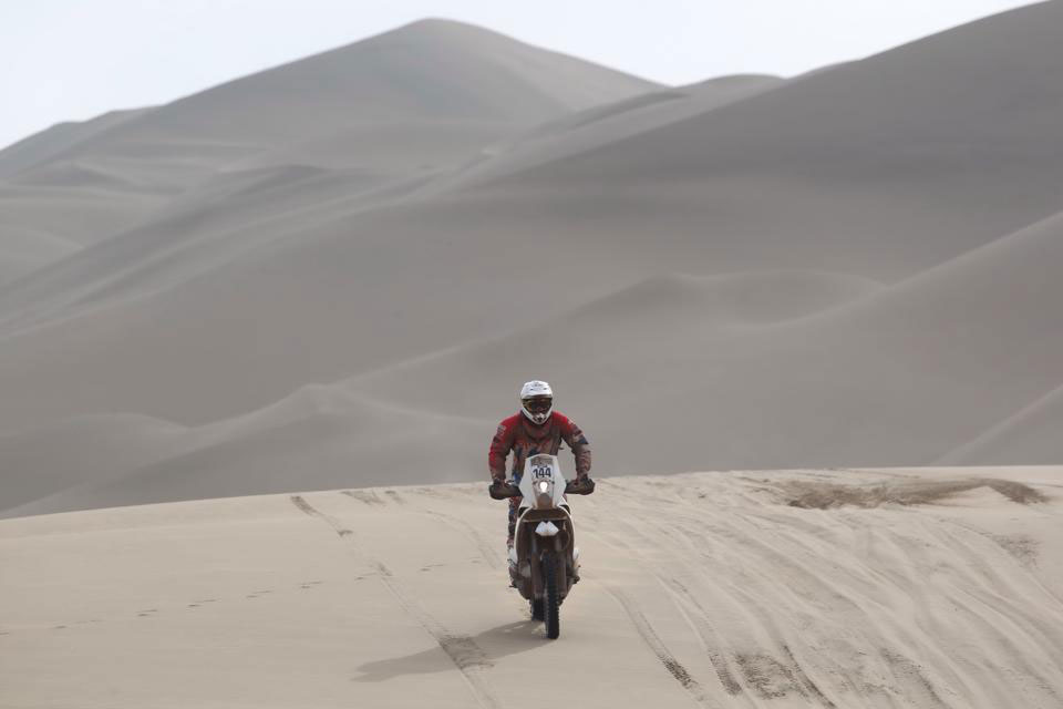 Le Genevois Damien Udry lors de la 9e étape du Dakar 2015. Photo DR