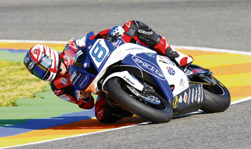 Bastien en Supersport 600, à Philip Island.