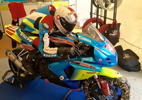 Le Vaudois Savary au championnat SuperBike italien