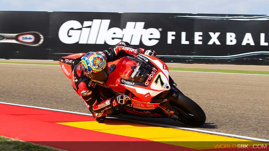 Aragon 2e manche Superbike: Davies triomphe en solitaire