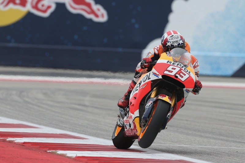 La troisième victoire de Marquez à Austin, devant Dovizioso et Rossi