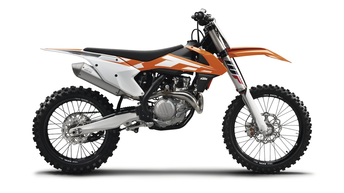 La nouvelle KTM 450 SX-F de la gamme 2016.