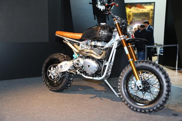 La Triumph TFC 2 Scrambler.