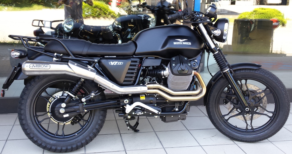 Une Guzzi V7 II en version Scrambler abordable, pour la Suisse