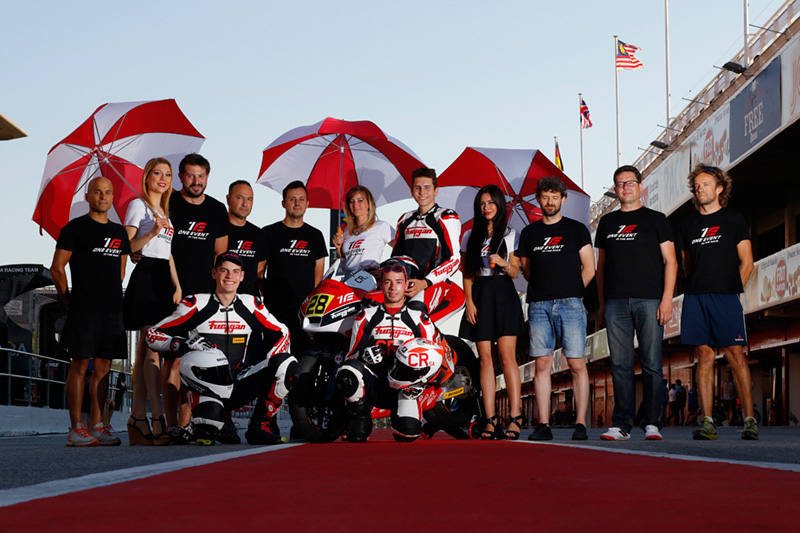 Le Swiss Junior Team Moto2 au complet