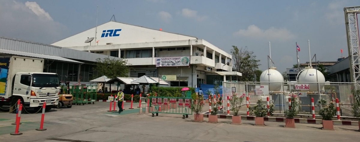 L'usine IRC en Thaïlande.