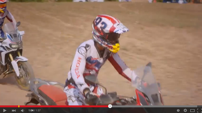Marquez et Barreda au guidon de la nouvelle Africa Twin