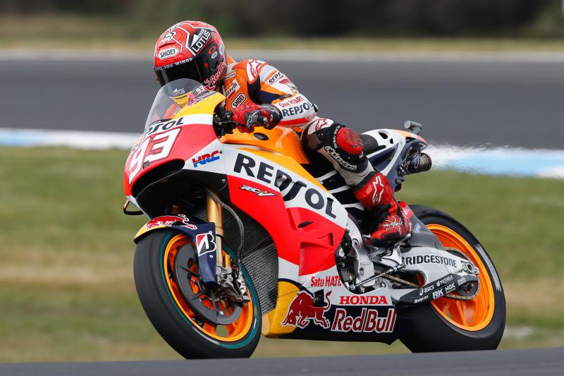 Márquez, meilleur temps en Australie