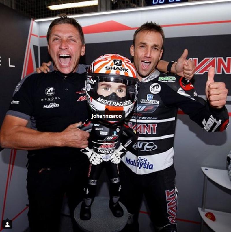 Johan Zarco, heureux!