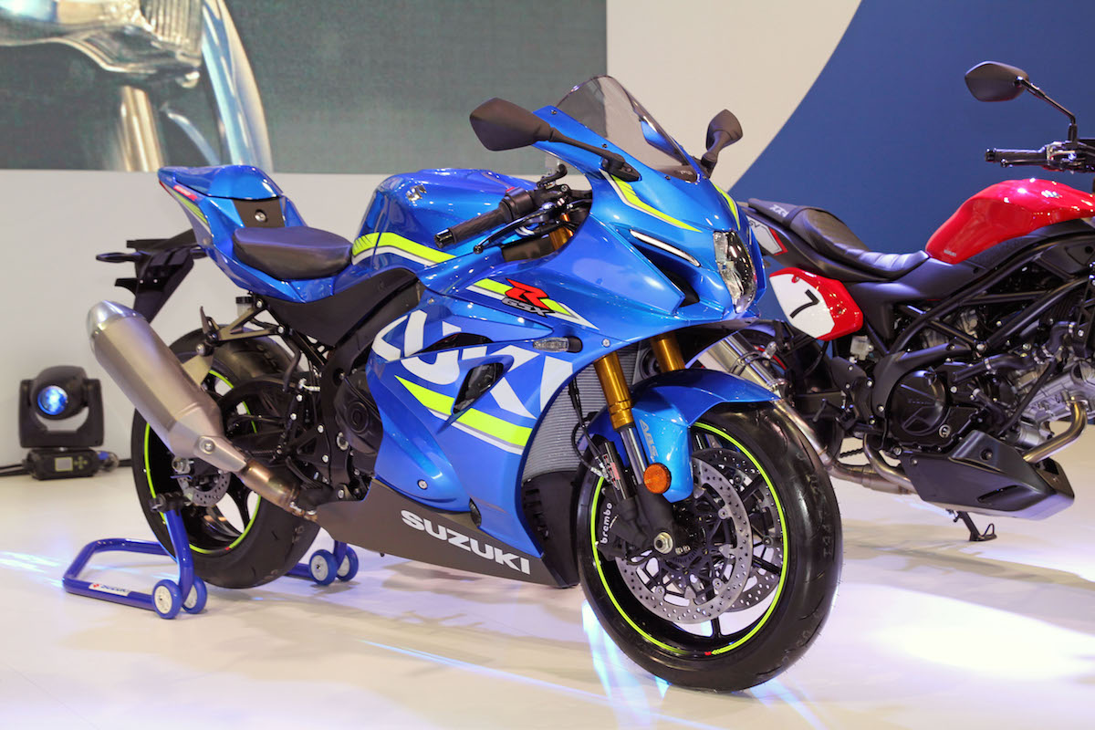 Pour la nouvelle  Suzuki  GSX R  1000 il faudra patienter 