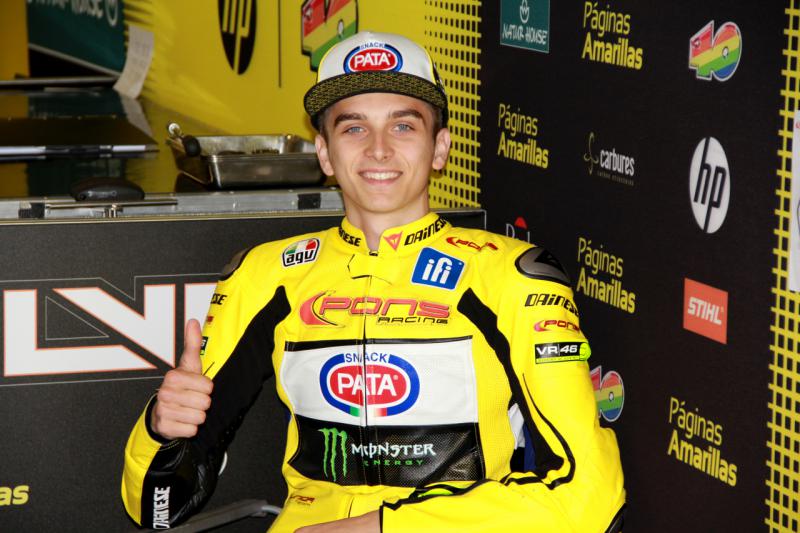 Luca Marini, demi-frère de Valentino Rossi, arrive en Moto2