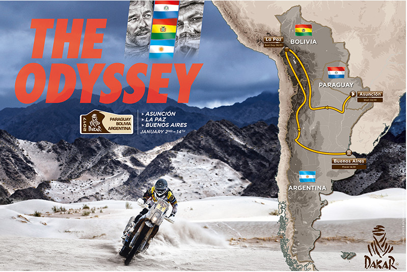 Le Dakar 2017 partira du Paraguay