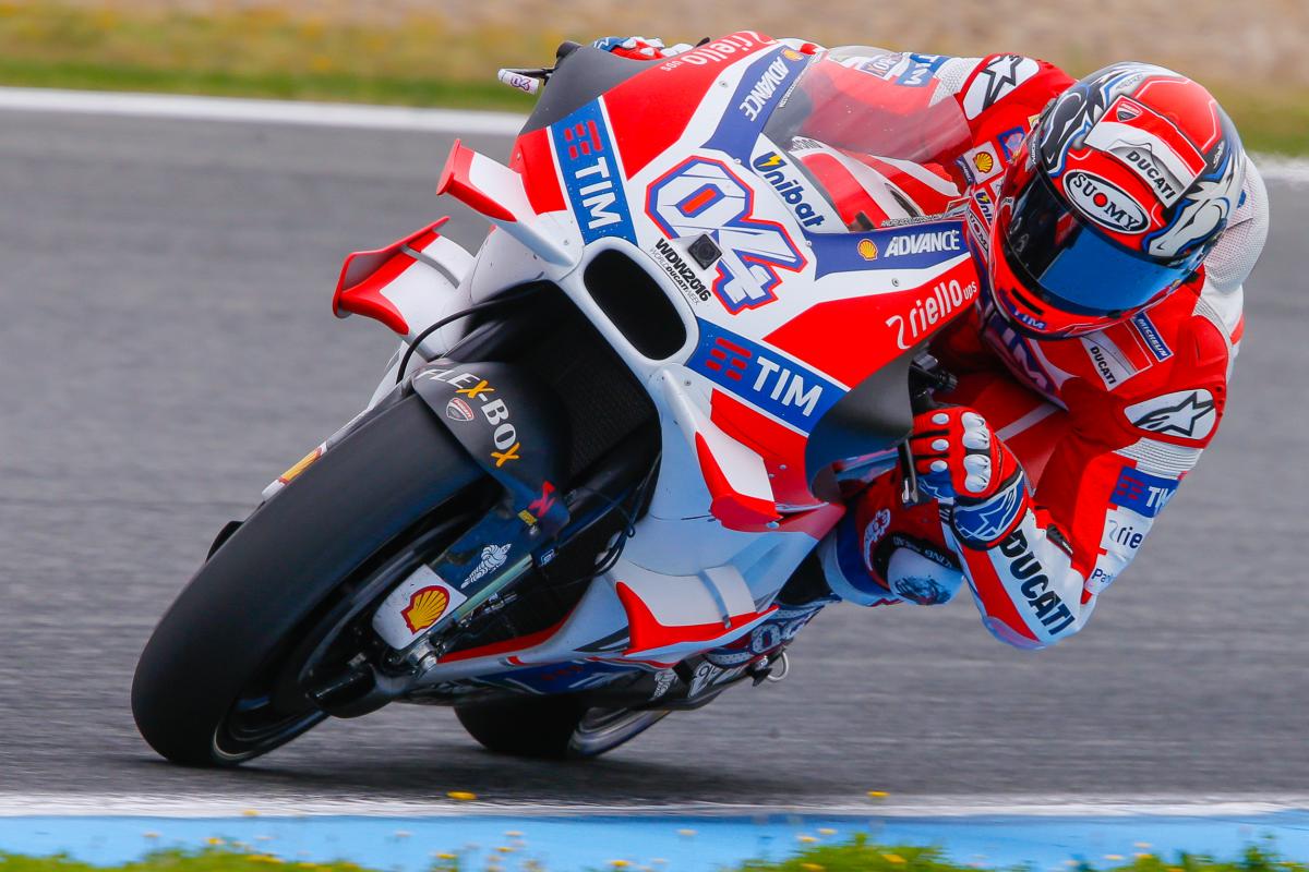 Andrea Dovizioso, pilote Ducati de MotoGP