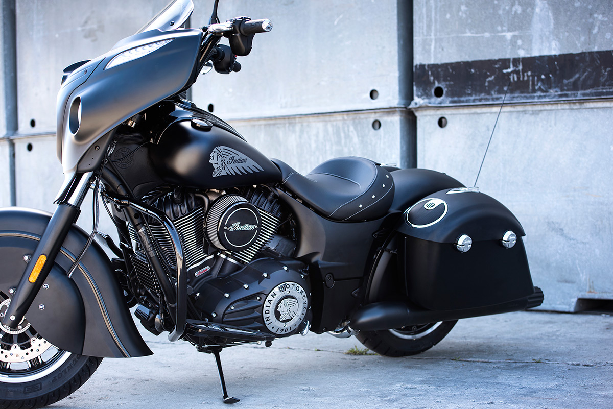 indian dark horse bagger