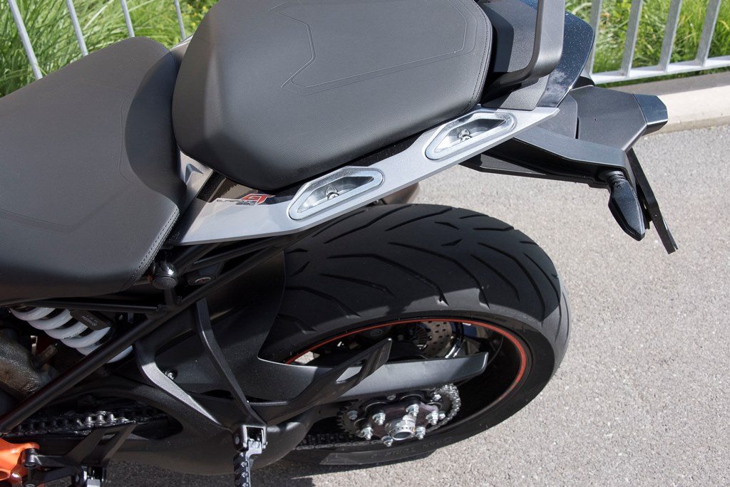 La selle de la KTM 1290 Super Duke GT