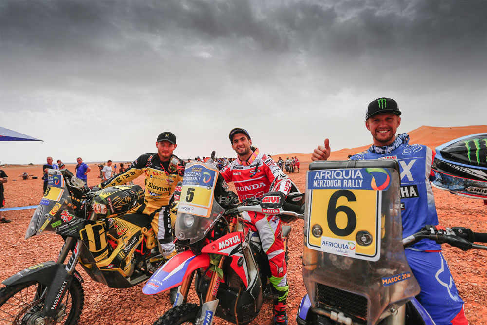 Le rallye du Merzouga 2016, podium final