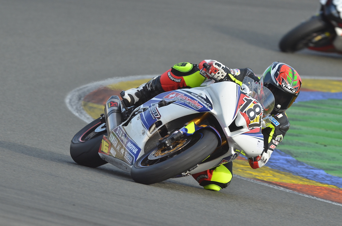 Steve D'Elia, coureur du championnat STK 600 suisse