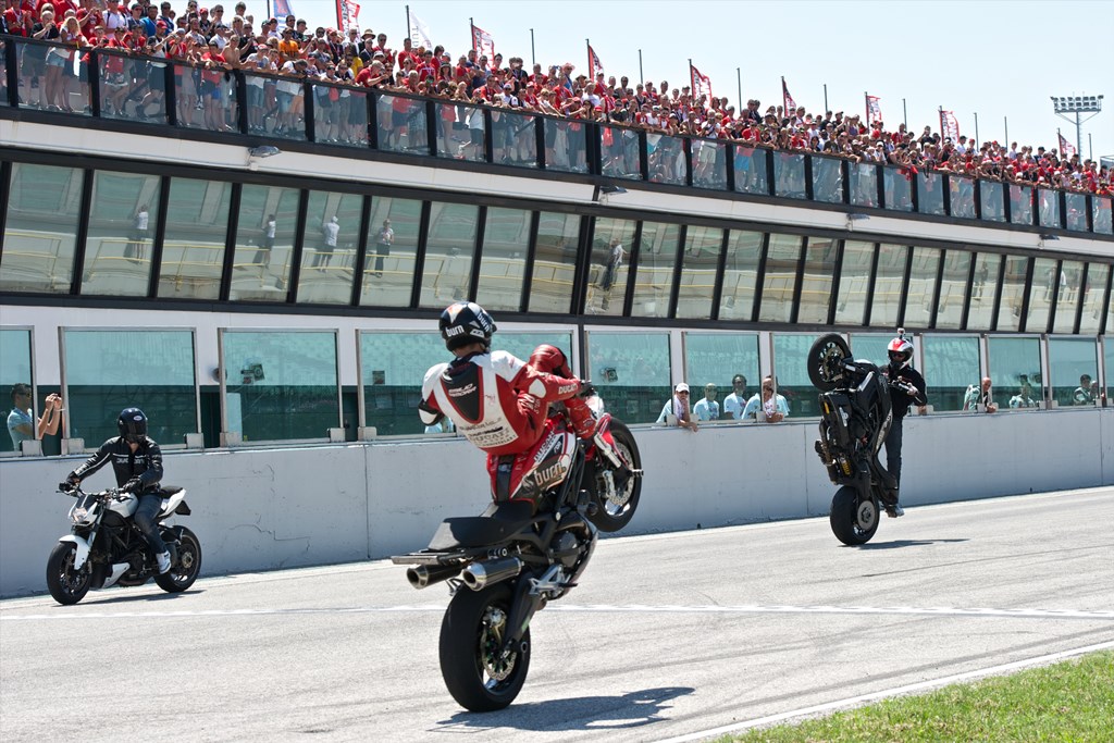 La manifestation World Ducati Week en 2015 à Misano