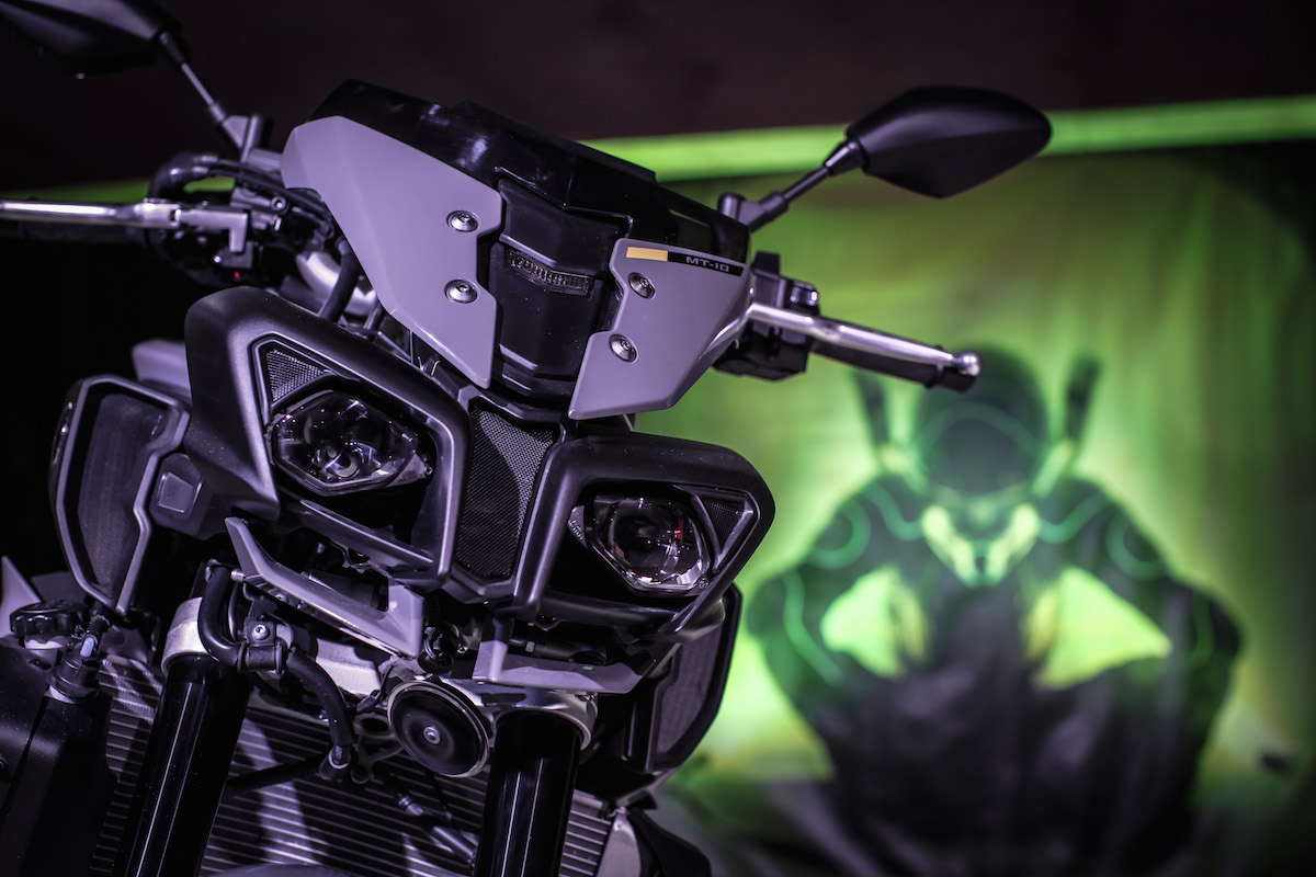 La face avant de la Yamaha MT-10