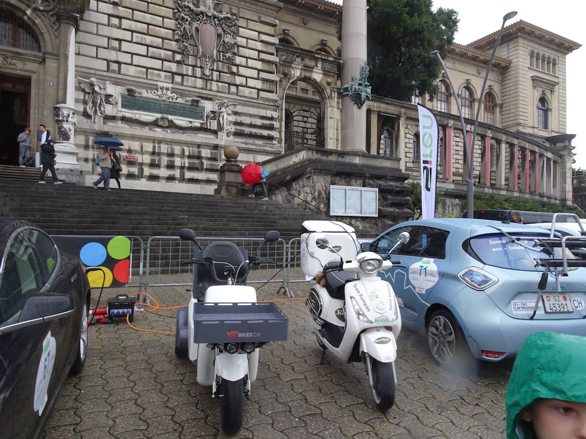 Wave, rallye, électriques, Lausanne, Zero, 2016, Kumpan, scooter