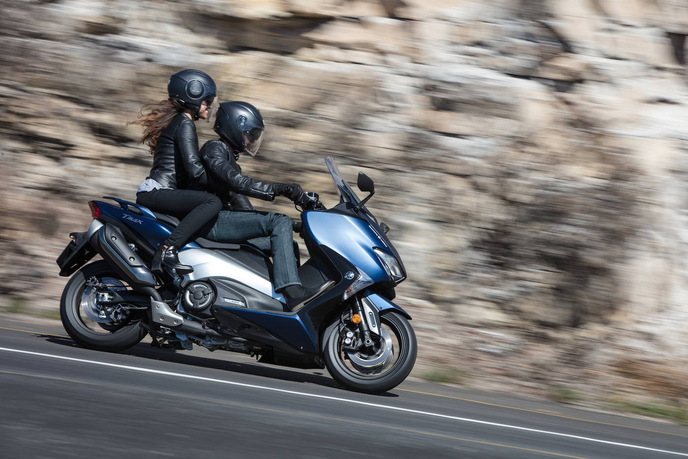Yamaha TMAX 150 С пассажиром