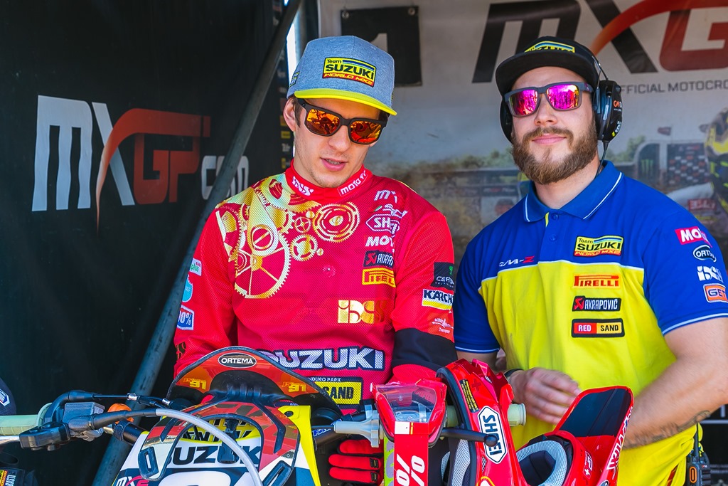 Jeremy Seewer sur le podium