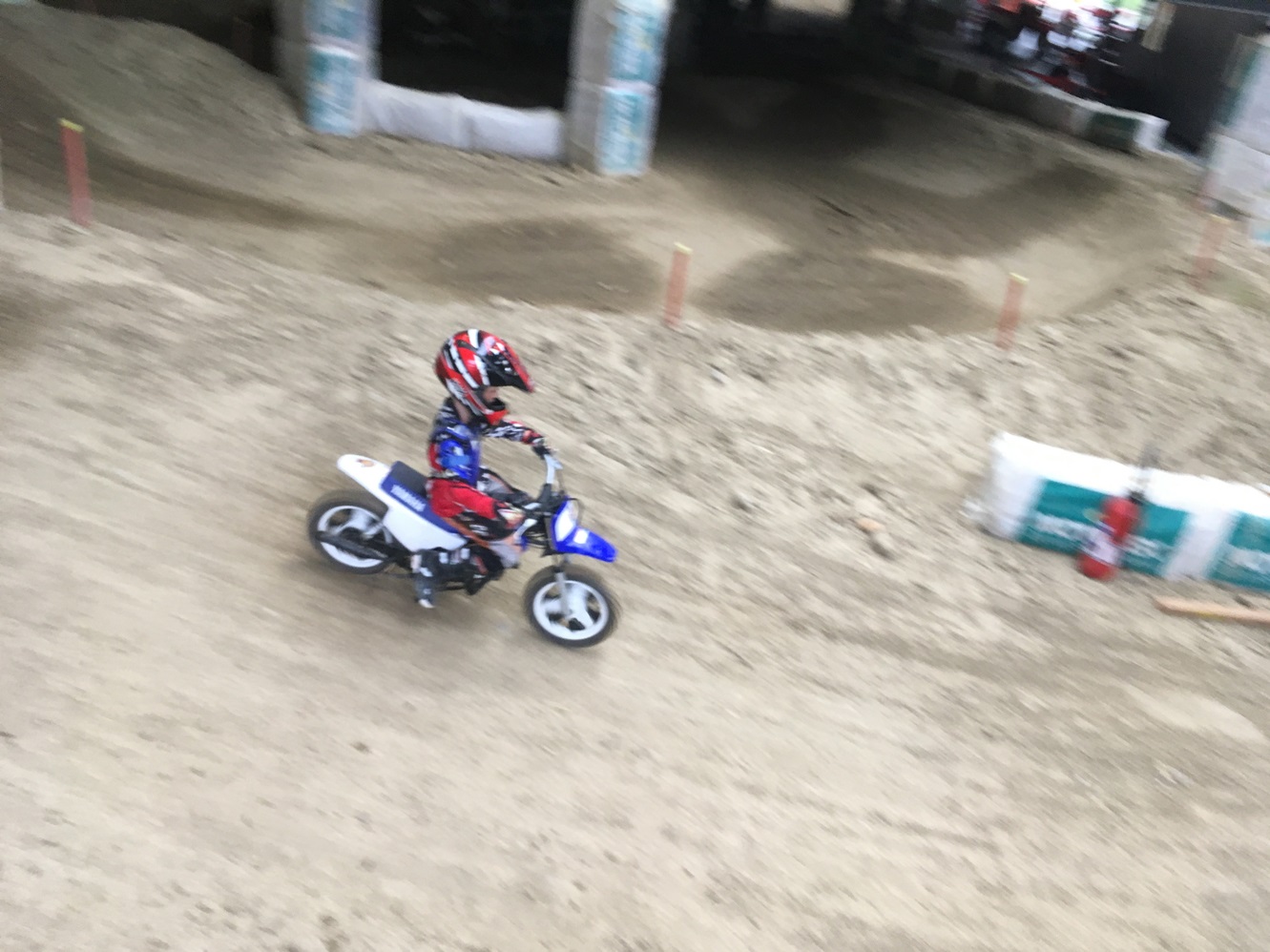 motocross, bon pour les enfants