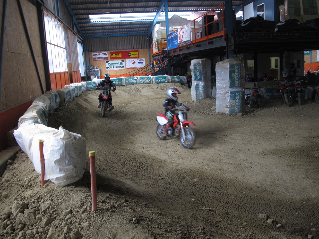 motocross, bon pour les enfants