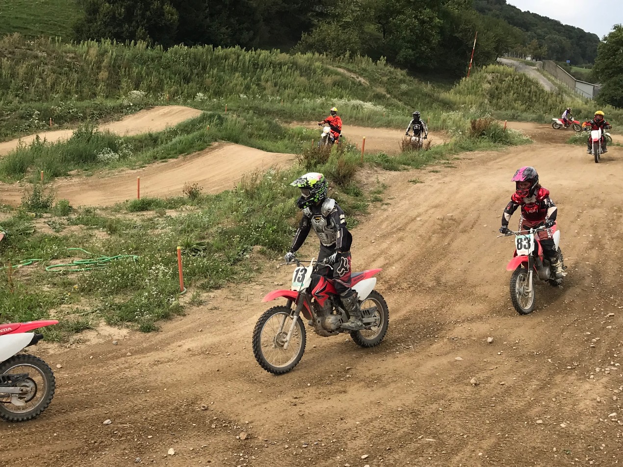 motocross, bon pour les enfants