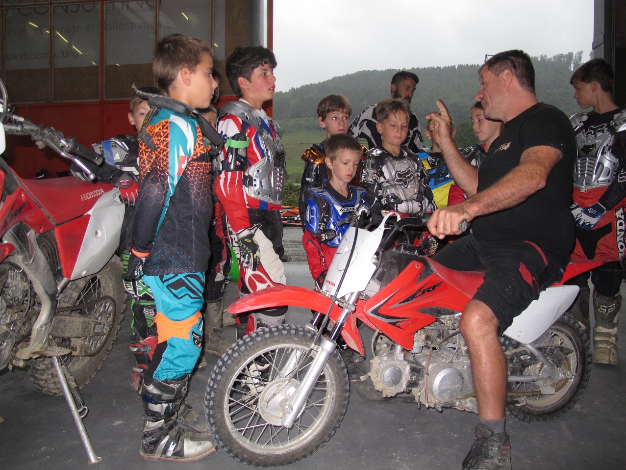 motocross, bon pour les enfants