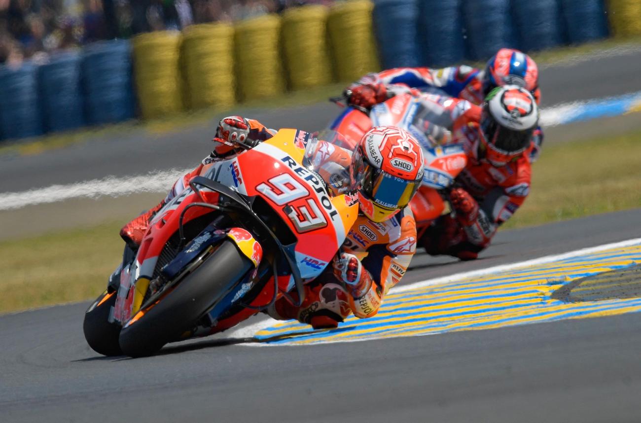 Marquez frappe un coup au Mans
