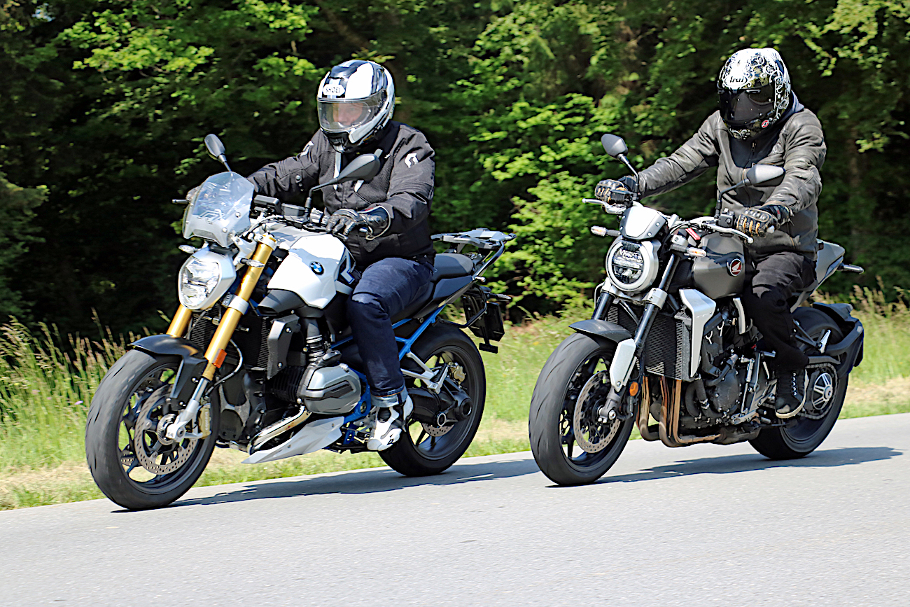 Honda CB 1000 R et BMW R 1200 R