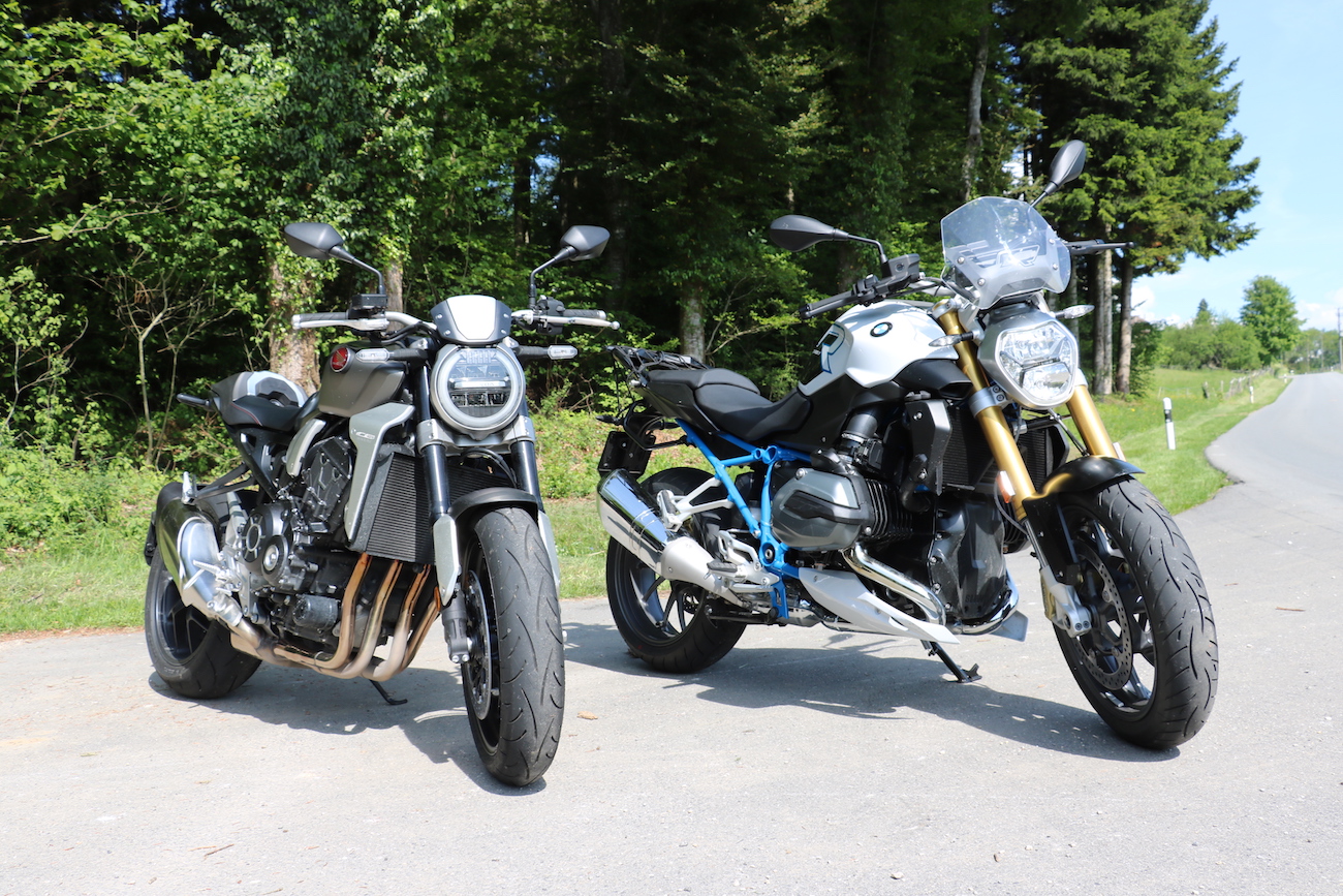 Honda CB 1000 R et BMW R 1200 R