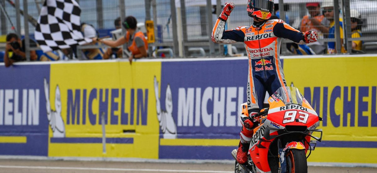 Marc Marquez se rapproche du titre en s’imposant encore une fois à Aragon