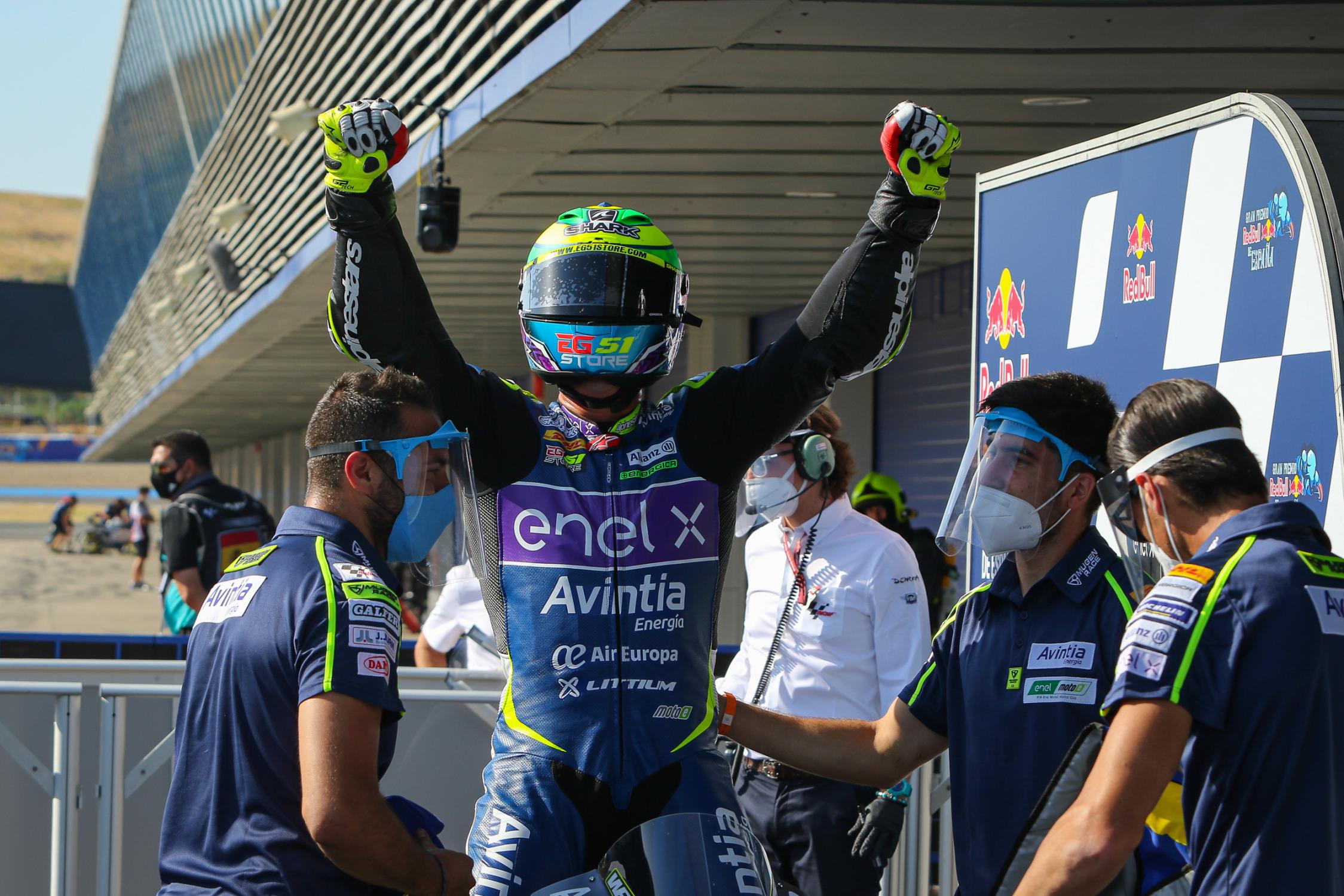 Aegerter sur le podium