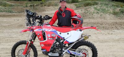 Le Suisse Nicolas Monnin au Rallye du Maroc, sur une Honda :: Rallye-Raid