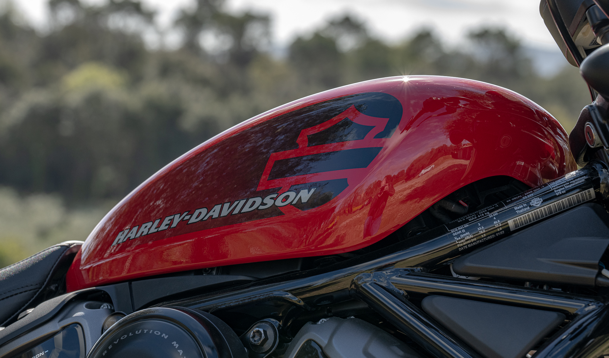 Harley-Davidson réservoir