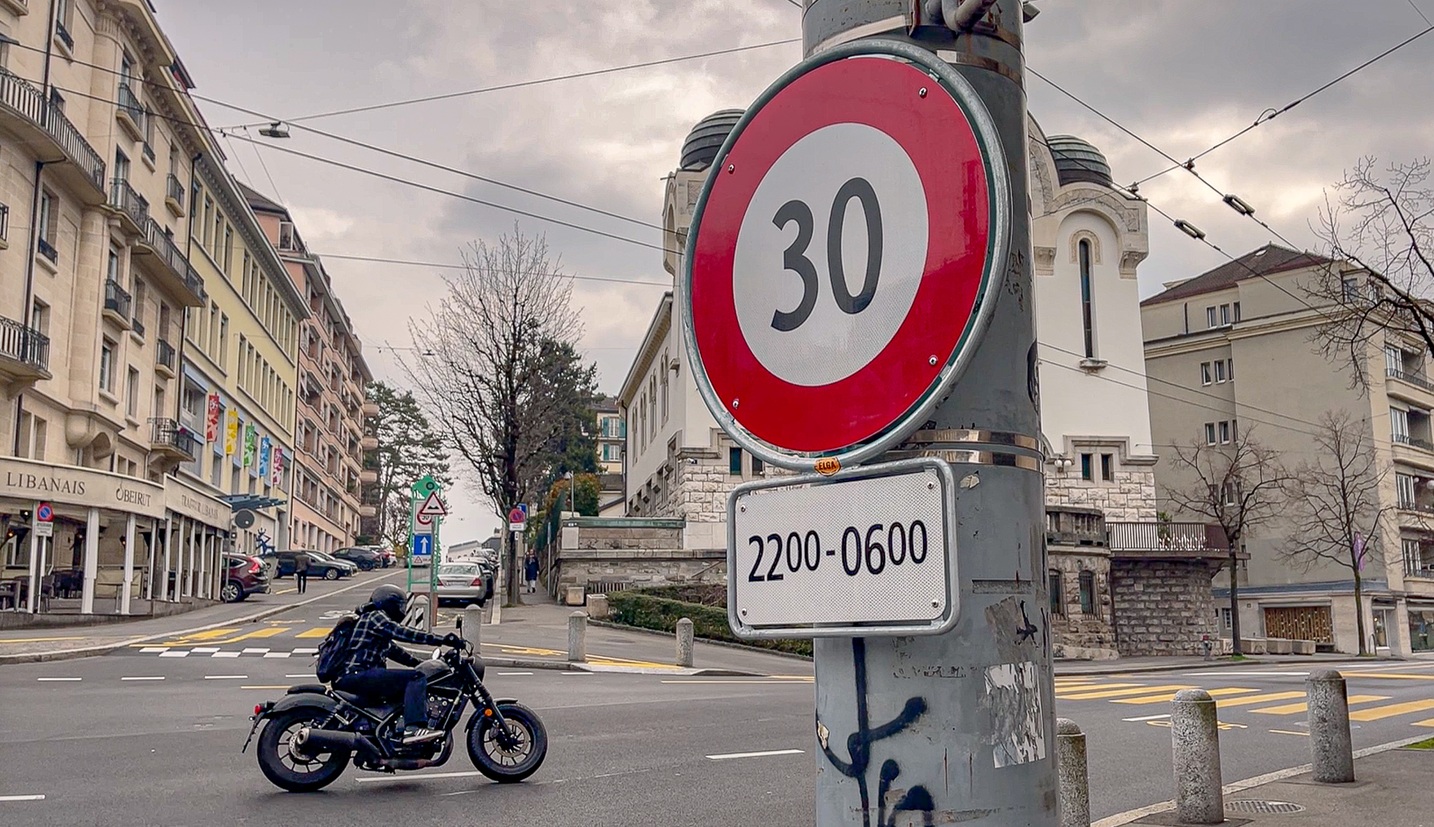 Panneau de signalisation diamètre 60 cm vitesse maximale 30 (Neu und originalverpackt) in Romont