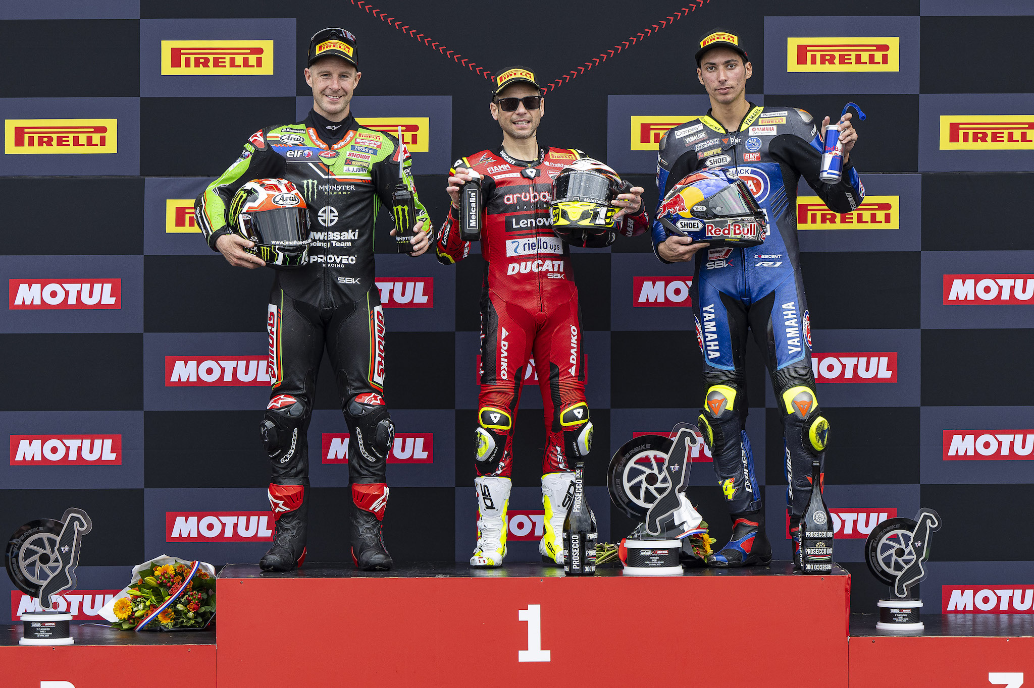 d'Assen podium