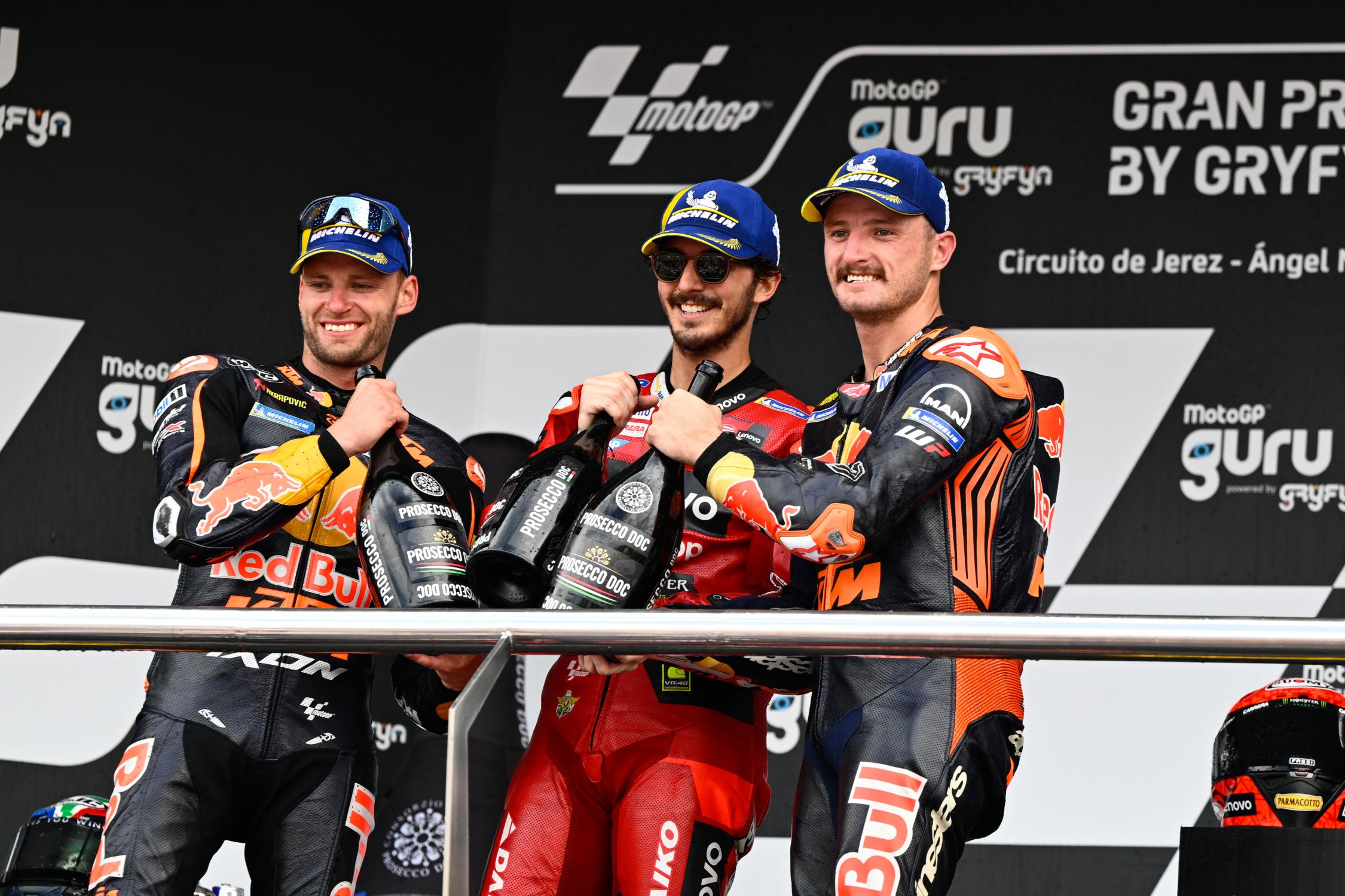 Jerez podium
