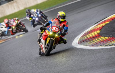 Le Suisse Valentin Suchet monte sur le podium des huit heures de Spa en catégorie Superstock :: Mondial d'endurance