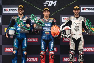 A Aragon, Valentin Debise (Renzi Corse, Ducati) a gagné la course 1 Supersport, devant Can Oncu (Evan Bros, Yamaha) et Stefano Manzi (Ten Kate, Yamaha); puis Oncu a remporté la course 2, devant Manzi et Debise; Manzi reste bien en tête du championnat, avec 60 points d’avance sur Oncu